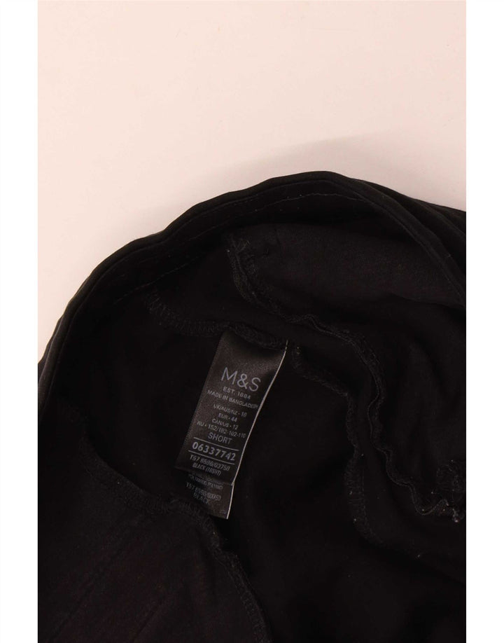 Pantaloni da tuta da donna Marks & Spencer UK 16 Large in viscosa nera