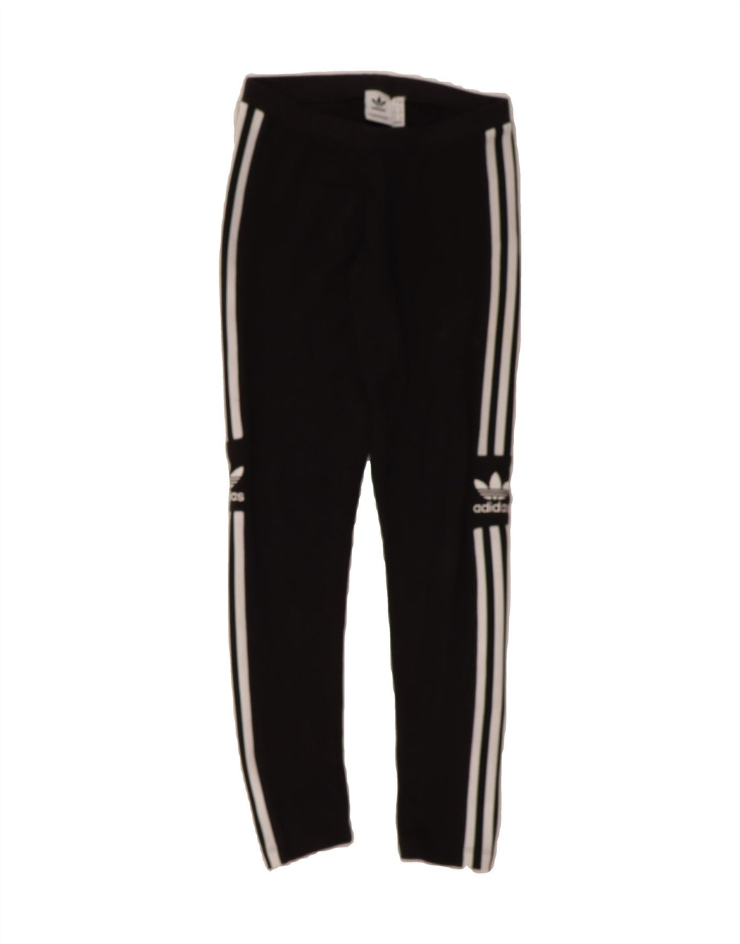 ADIDAS Womens Leggings UK 8 Small Black Cotton Vintage Adidas and Second-Hand Adidas from Messina Hembry 