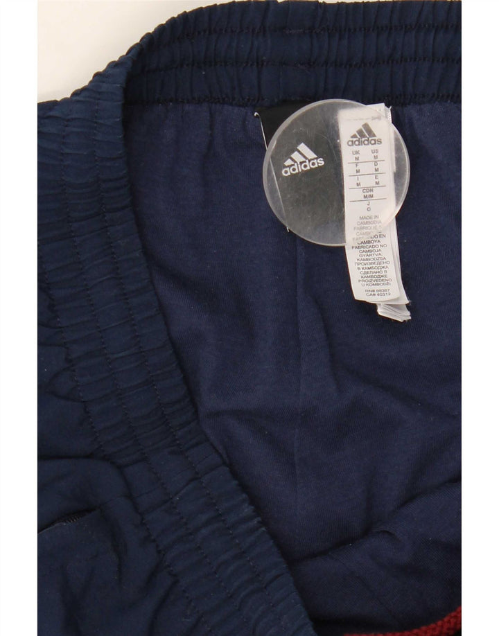 Pantaloni da tuta da uomo Adidas Joggers medi in poliestere blu navy