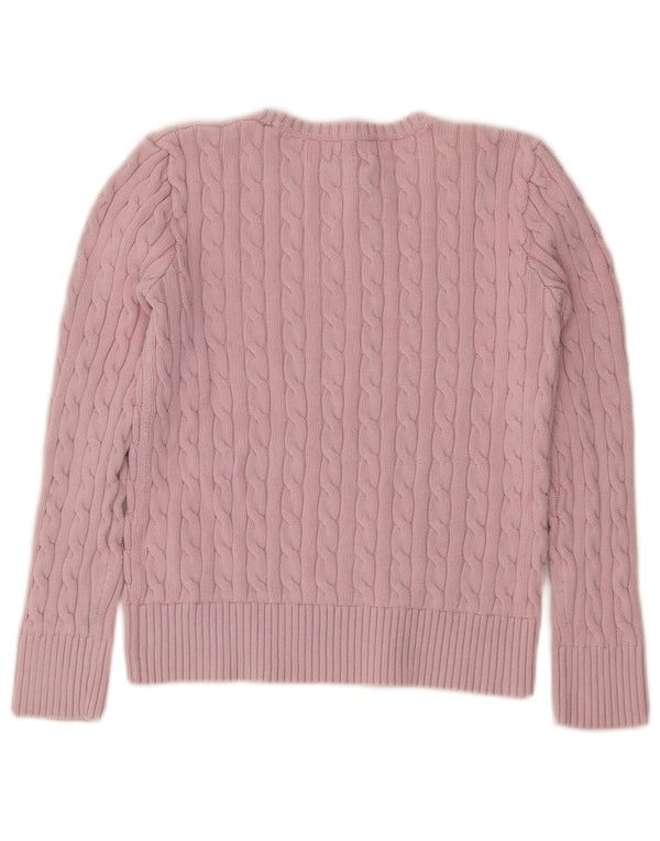 Polo Ralph Lauren Maglione corto girocollo per ragazze 15-16 anni XL Rosa