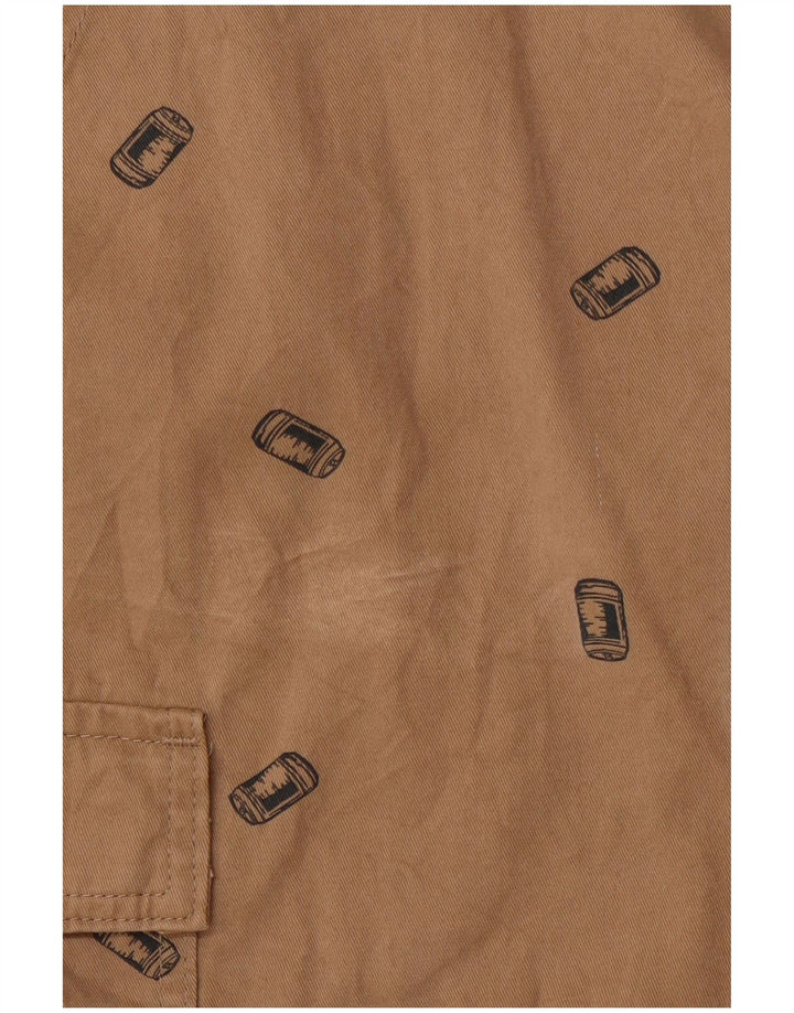 Pantaloncini cargo grafici da uomo WRANGLER W40 XL cotone marrone