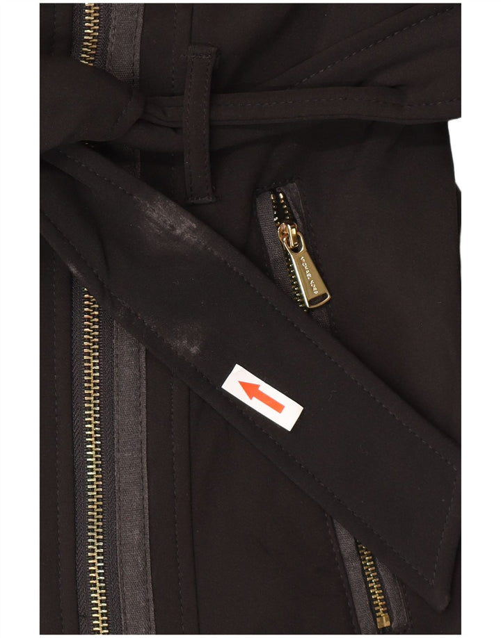 Giacca militare da donna Michael Kors UK 10 piccola poliestere nero