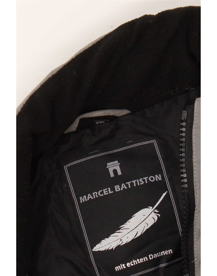 Giacca imbottita da uomo Marcel Battiston UK 44 2XL Poliestere grigio