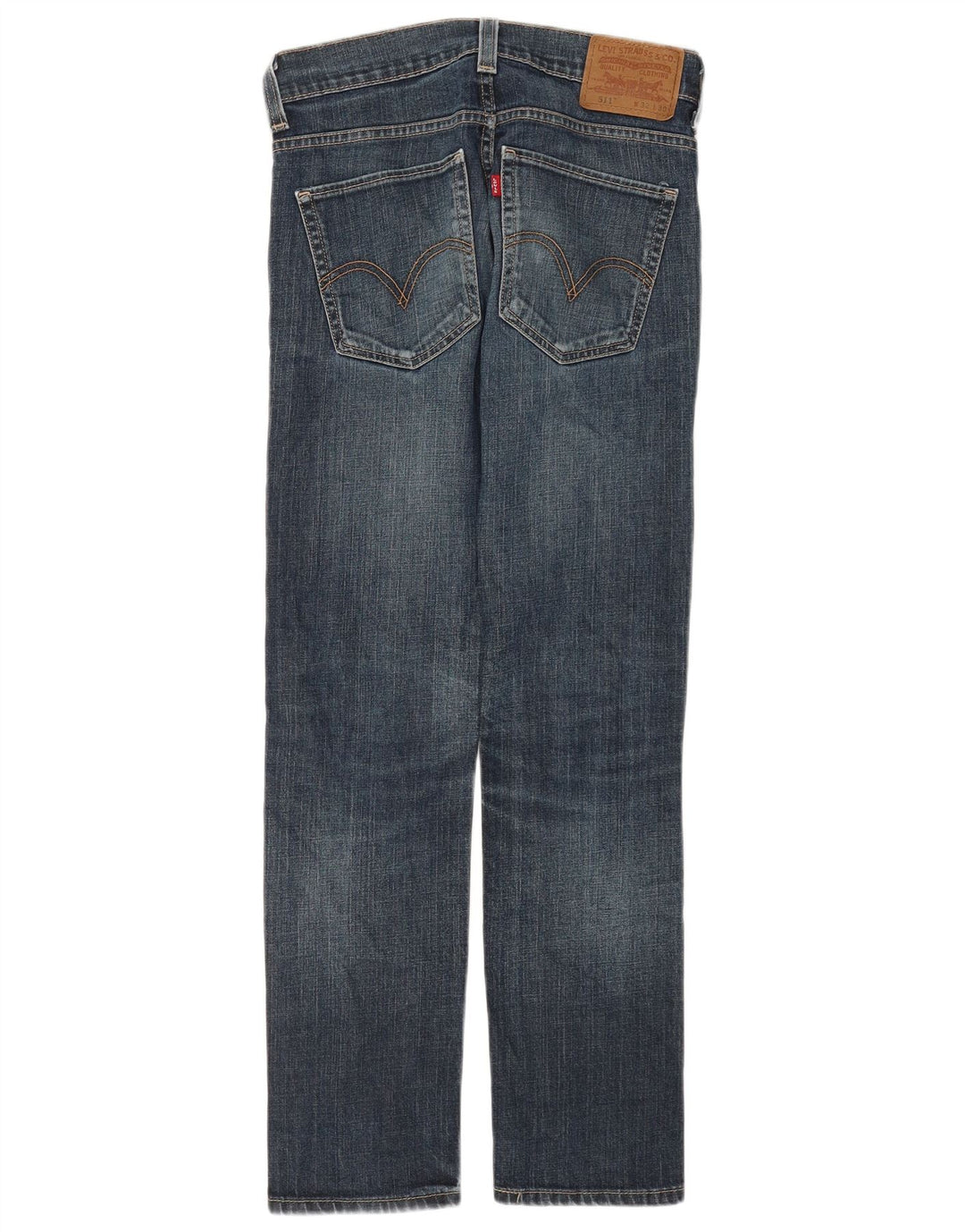 Levi's Uomo 511 Slim Jeans W32 L30 Cotone Blu