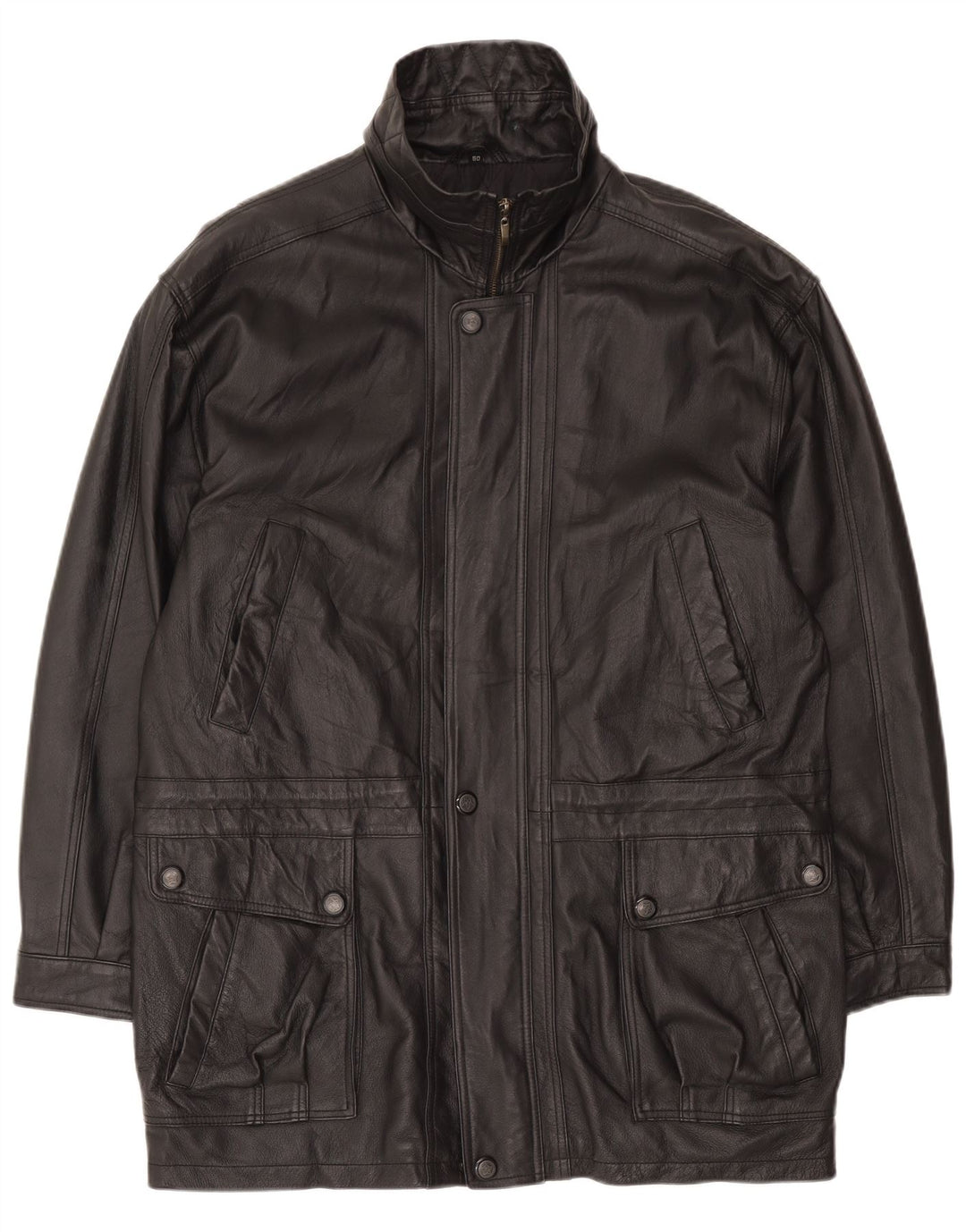 Giacca in pelle da uomo JCC IT 50 Large in pelle nera