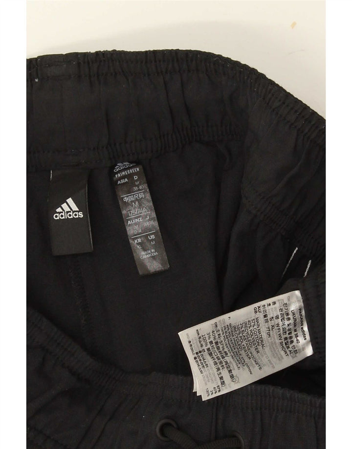Pantaloncini sportivi Adidas da uomo medio cotone nero