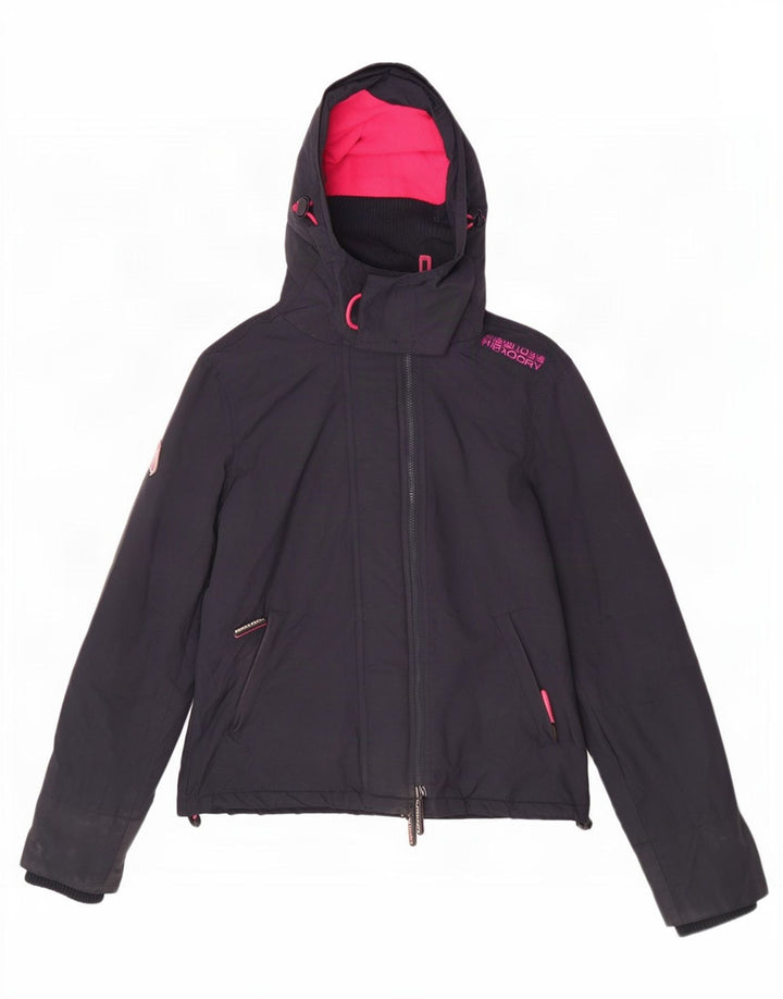 Giacca a vento da donna Superdry Windcheater UK 12 medio blu navy