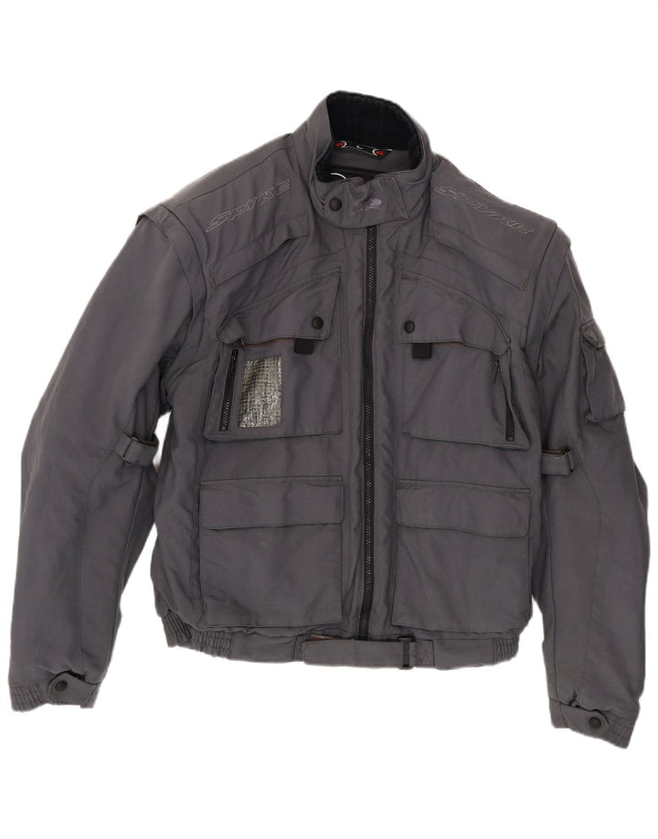 Giacca da pilota da uomo Spyke UK 40 Large in poliestere grigio