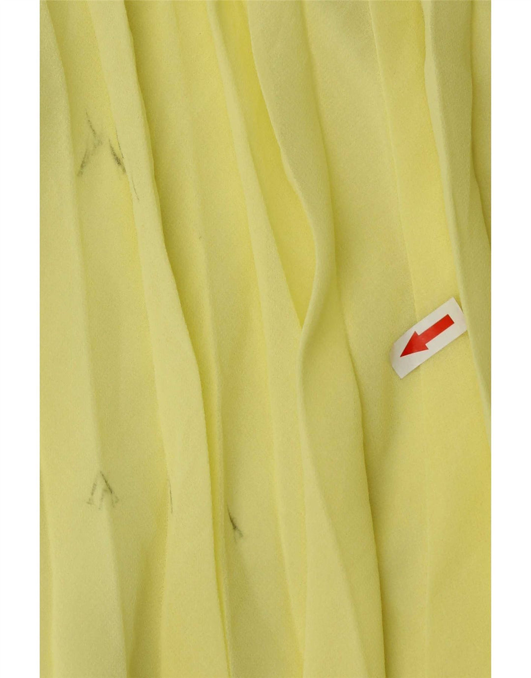 Vestito lungo senza maniche da donna Zara UK 12 giallo medio