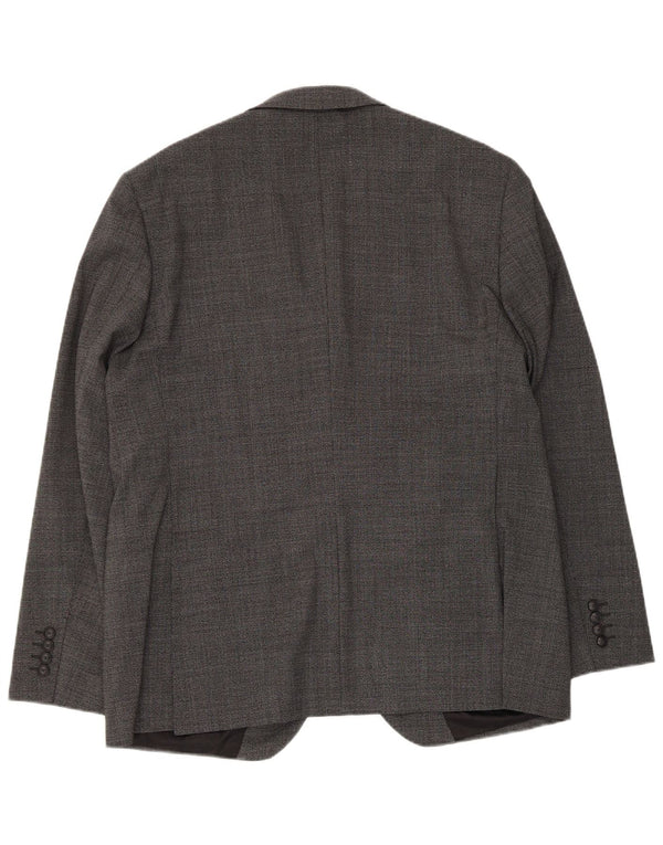 Giacca blazer a 2 bottoni da uomo Marks & Spencer UK 44 XL grigia
