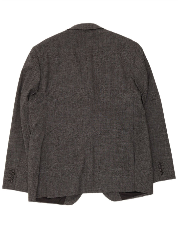 Giacca blazer a 2 bottoni da uomo Marks & Spencer UK 44 XL grigia