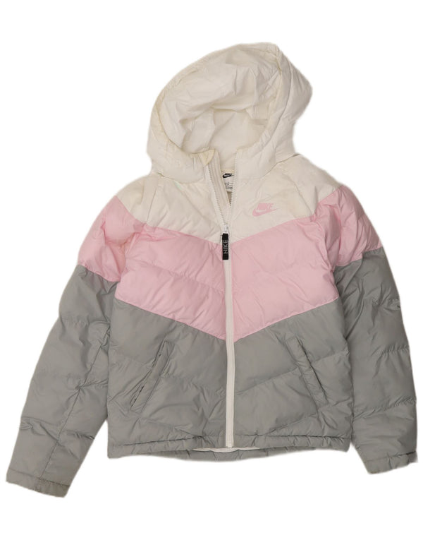 Giacca imbottita con cappuccio Nike Bambina 12-13 anni Large Multicolore Sport