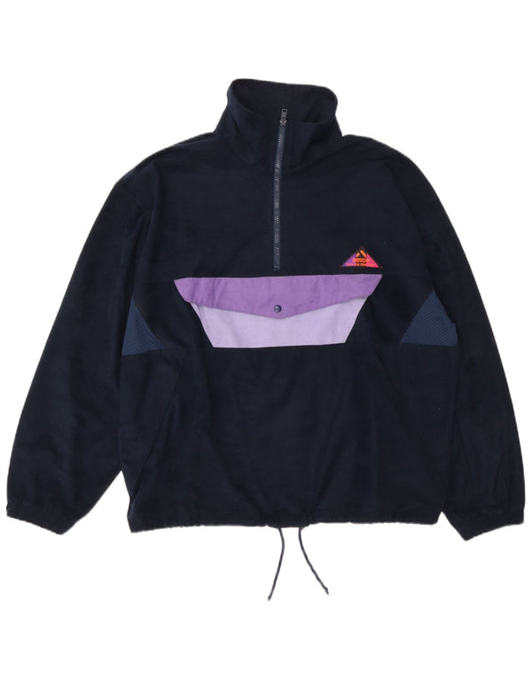 Giacca anorak da uomo Aesse UK 38 Medium Navy Blue Colourblock