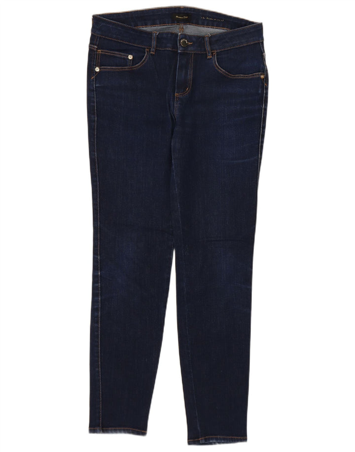 MASSIMO DUTTI Womens Skinny Jeans EU 40 Medium W30 L28 Navy Blue