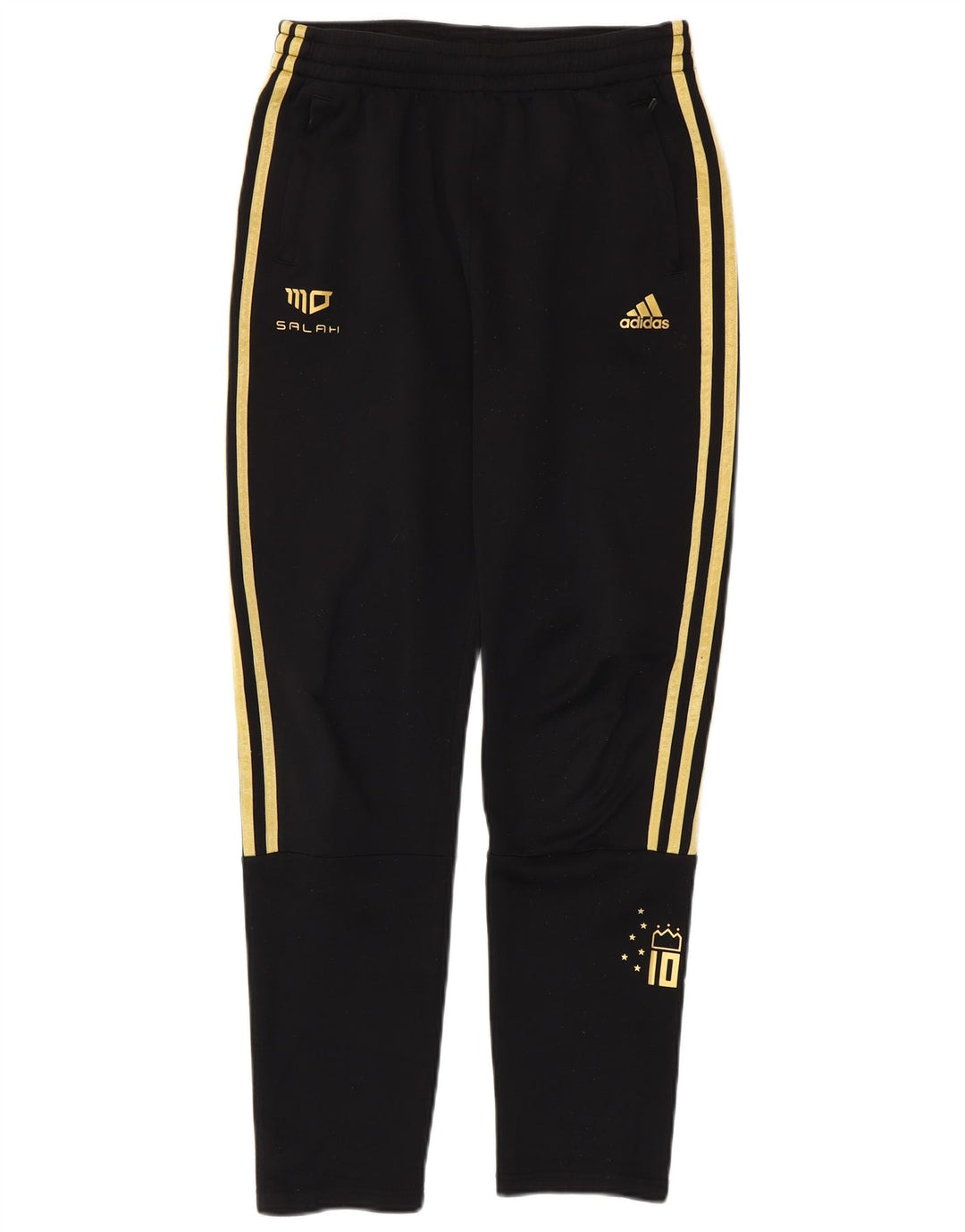 Pantaloni della tuta Adidas Aeroready da ragazzo 13-14 anni in poliestere nero