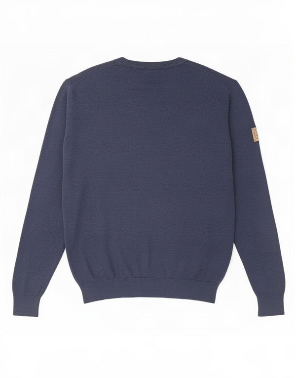 Maglione girocollo da uomo Murphy & Nye Sailmakers blu navy medio