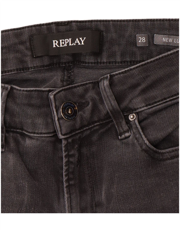 REPLAY Womens Skinny Jeans W28 L31 Grey