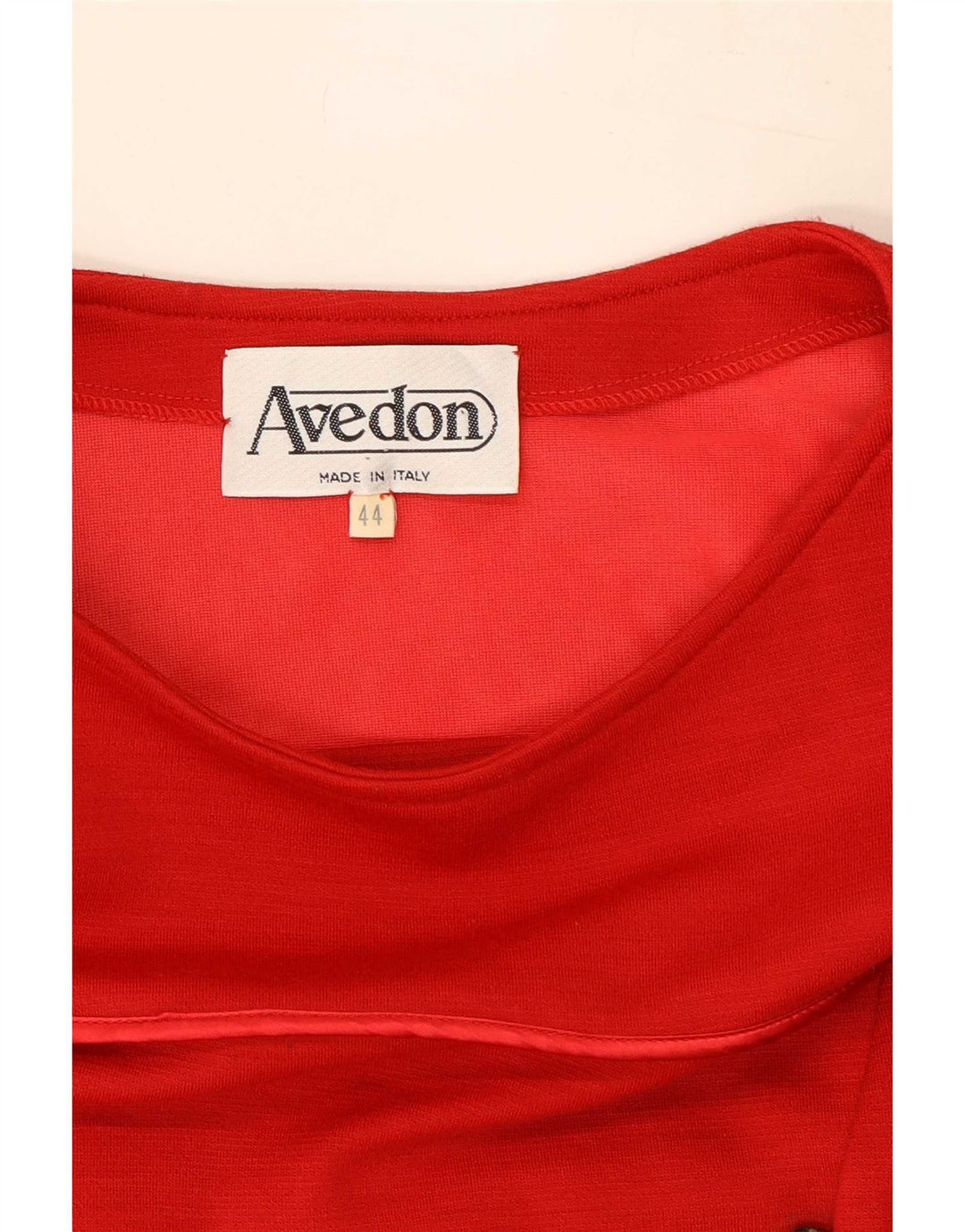 Avedon Abito Tubino Manica Lunga Donna IT 44 Medio Lana Rosso