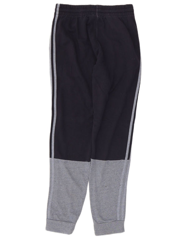 Pantaloni da tuta da uomo Adidas Joggers Small Blu Navy Colourblock in cotone