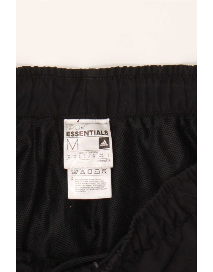 Pantaloncini sportivi Adidas Climalite da uomo medio poliestere nero