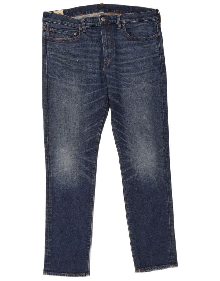 Jeans slim da uomo J. Crew W36 L32 cotone blu navy