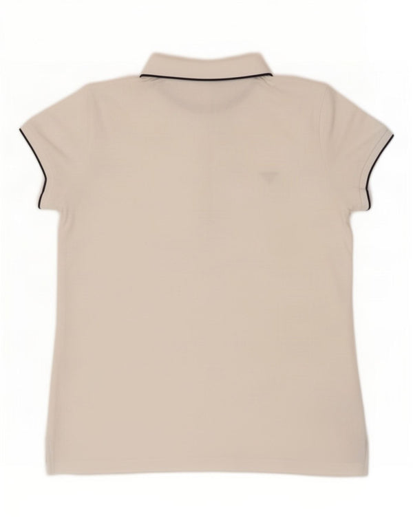 Polo da donna Gant UK 14 grande cotone bianco