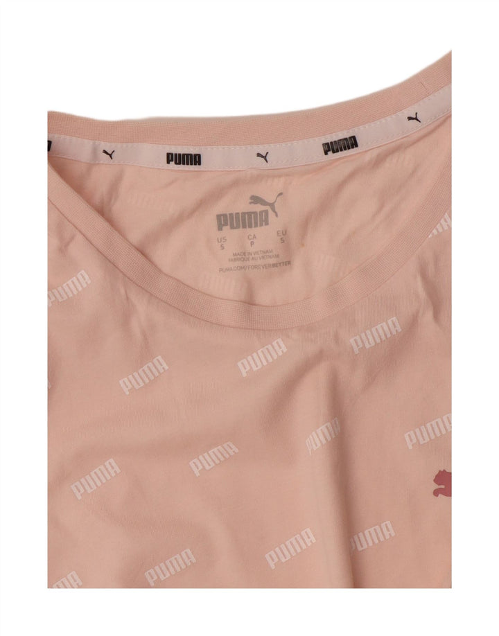 T-shirt grafica da uomo PUMA Top Small rosa
