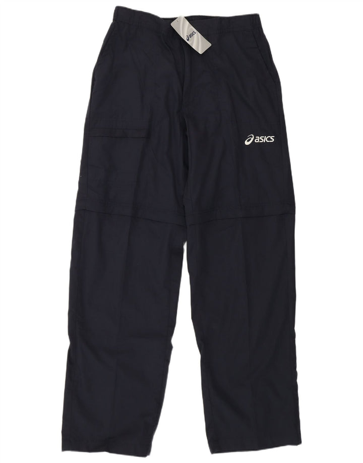 Pantaloni da tuta cargo da donna Asics UK 18 XL poliestere blu navy