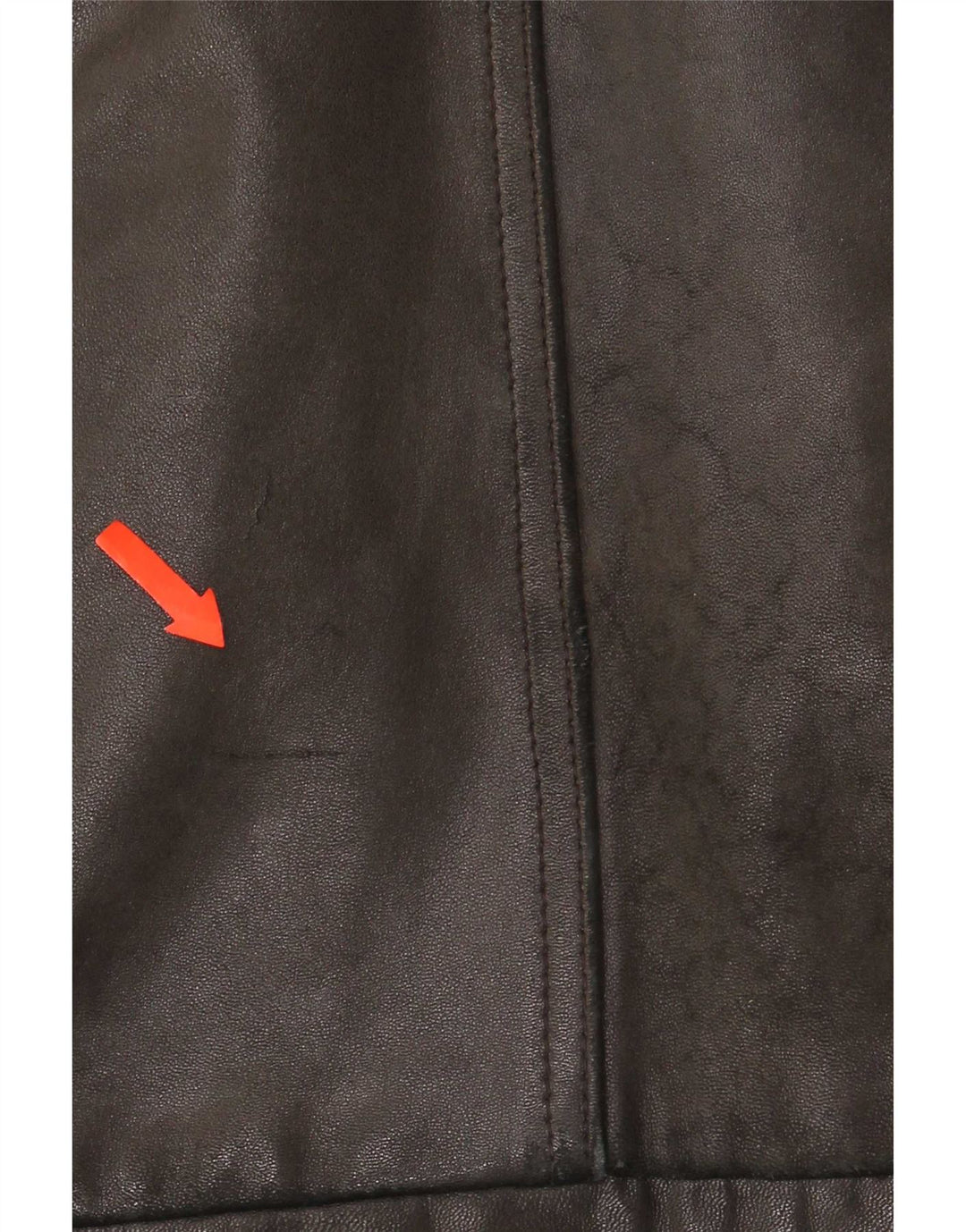 Giacca in pelle da uomo Itallo UK 40 grande nera