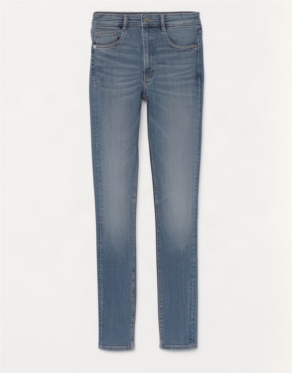 Jeans super skinny a vita alta da donna Zara EU 34 2XS W24 L27 Blu