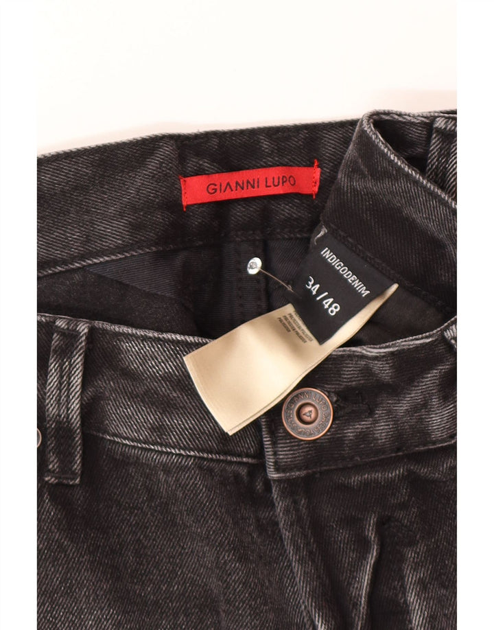 Jeans slim da uomo Bruce Distressed Gianni Lupo IT 48 medio W34 L30 grigio