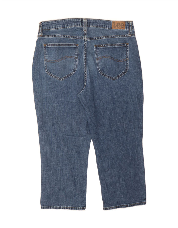 LEE Womens Capri Jeans W34 L22 Blue Vintage Lee and Second-Hand Lee from Messina Hembry 