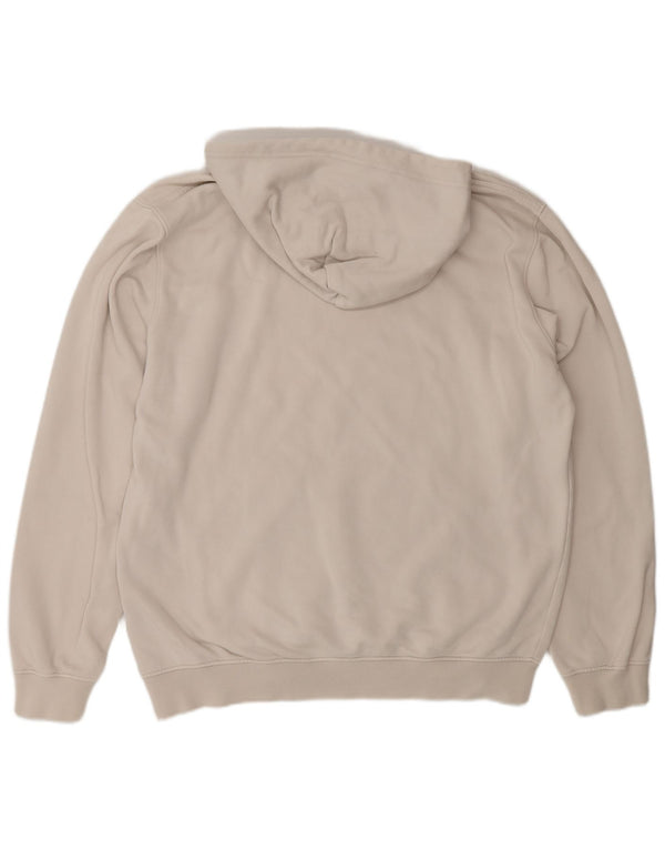 Felpa con cappuccio grafica da uomo Champion XL in cotone bianco