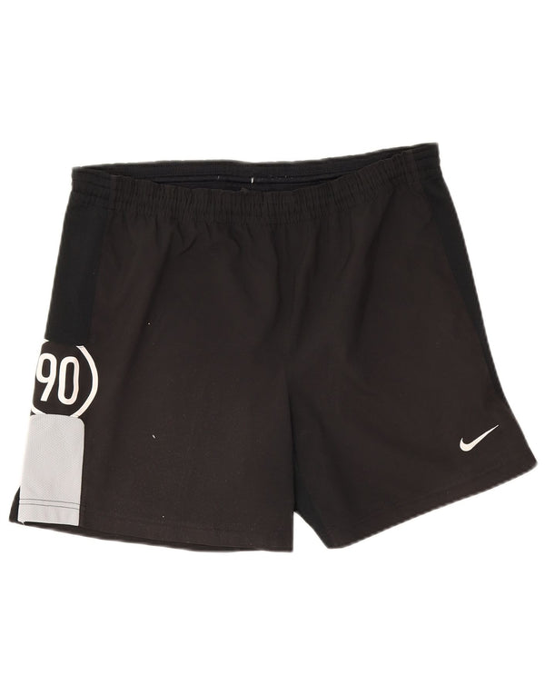 Pantaloncini sportivi Nike da uomo con grafica Small Black Colourblock