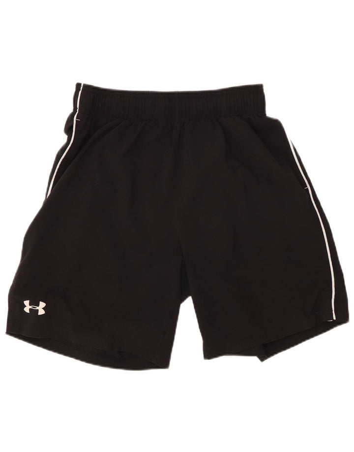 Pantaloncini sportivi grafici da uomo UNDER ARMOUR poliestere medio nero