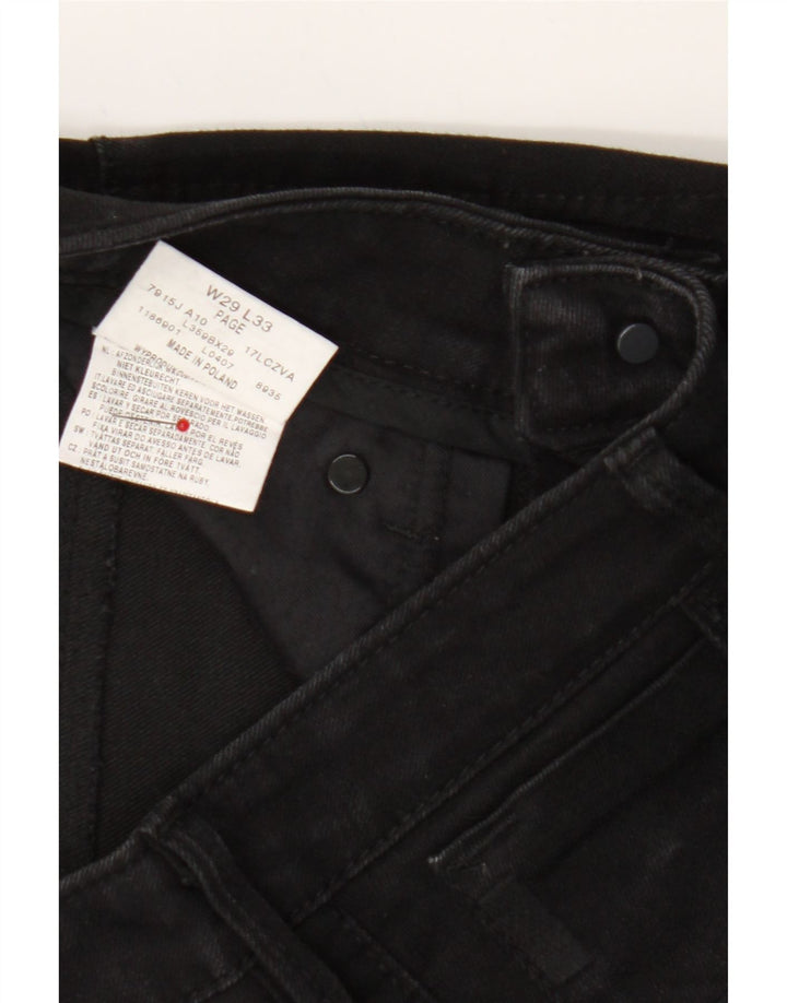 LEE Womens Page Skinny Jeans W29 L33 Black Cotton Vintage Lee and Second-Hand Lee from Messina Hembry 