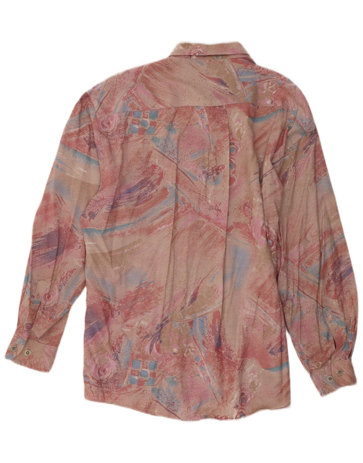 Camicia da uomo con motivo astratto Fairbanks taglia 46 XL rosa