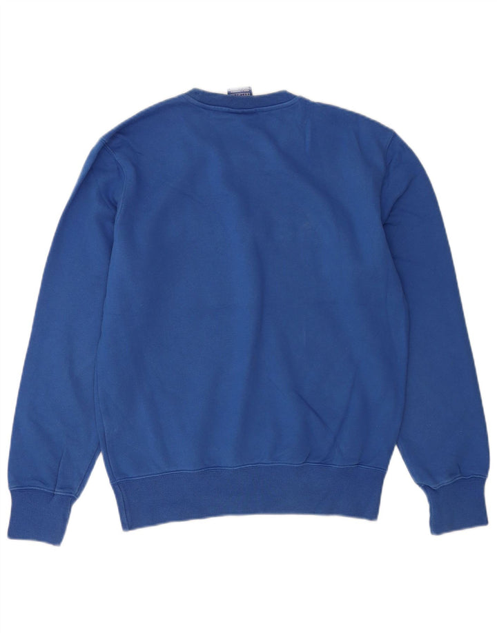 Felpa grafica da uomo Champion Felpa piccola in cotone blu
