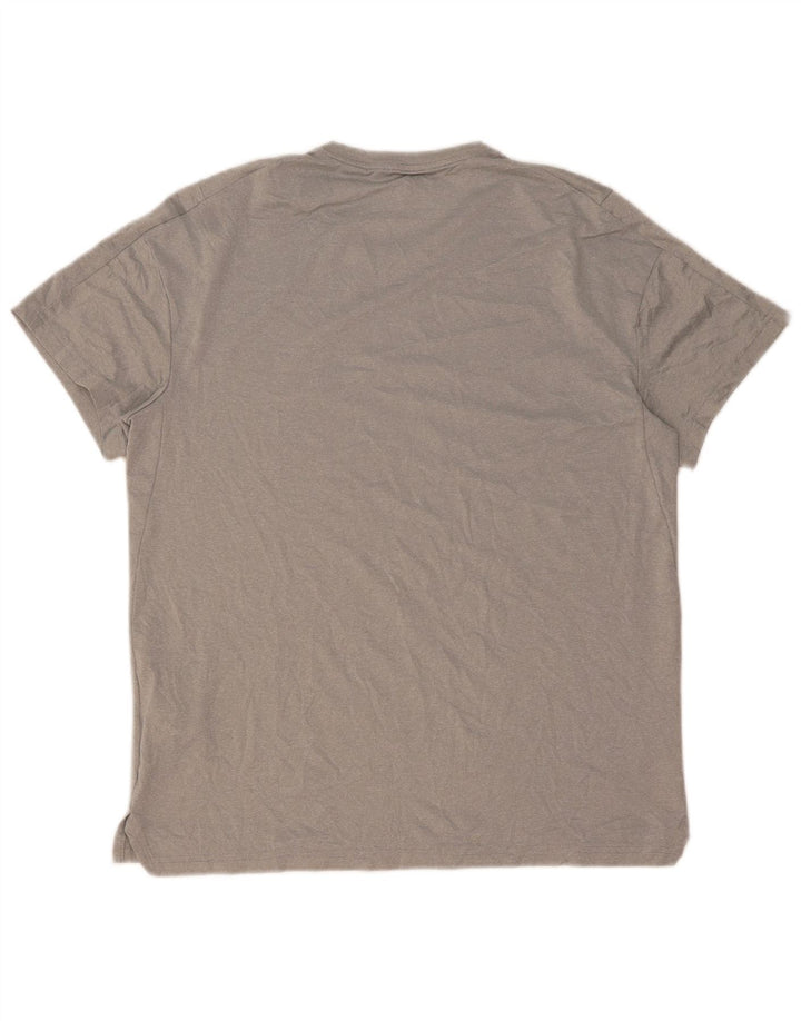 T-shirt Nike Dri Fit da uomo, grande, in poliestere grigio
