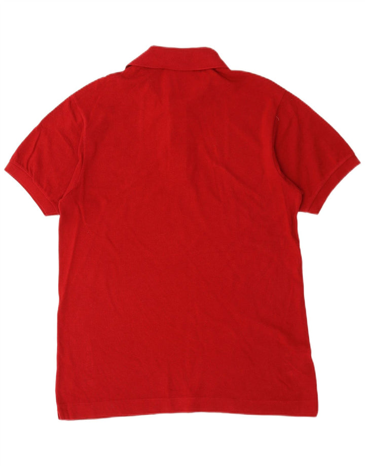 Polo da uomo Lacoste Classic Fit taglia 4, colore rosso medio, in cotone