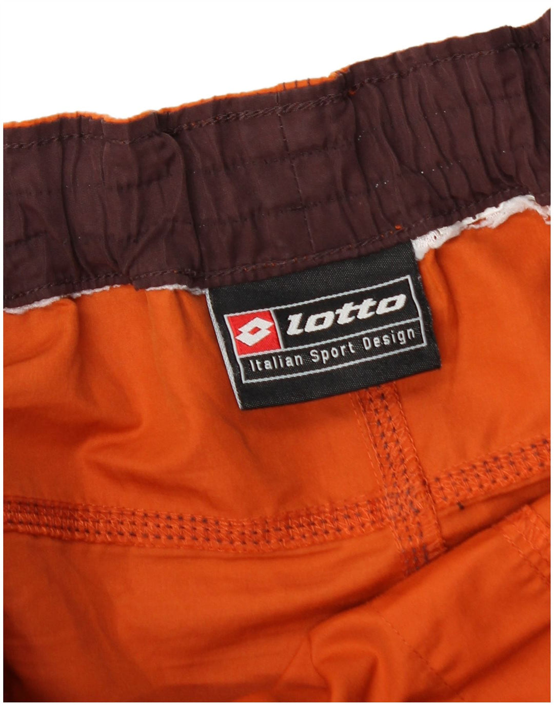 Pantaloncini da bagno da uomo Lotto Large arancioni