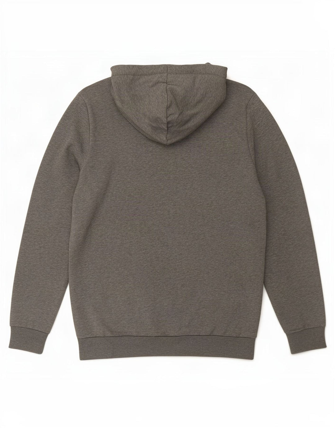 Felpa con cappuccio grafica da uomo Puma piccola in cotone chiazzato grigio