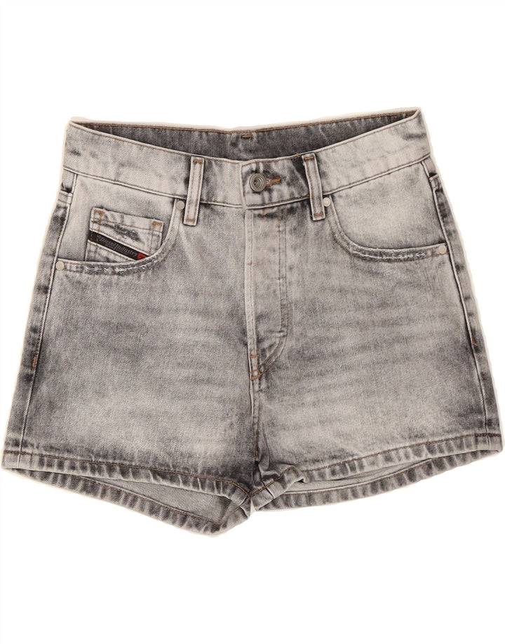 DIESEL Womens Denim Shorts W23 XS Grey Cotton Vintage Diesel and Second-Hand Diesel from Messina Hembry 