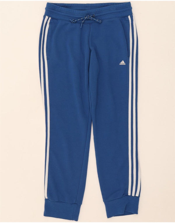 Pantaloni da jogging Adidas Climalite da donna UK 12/14 Blu medio