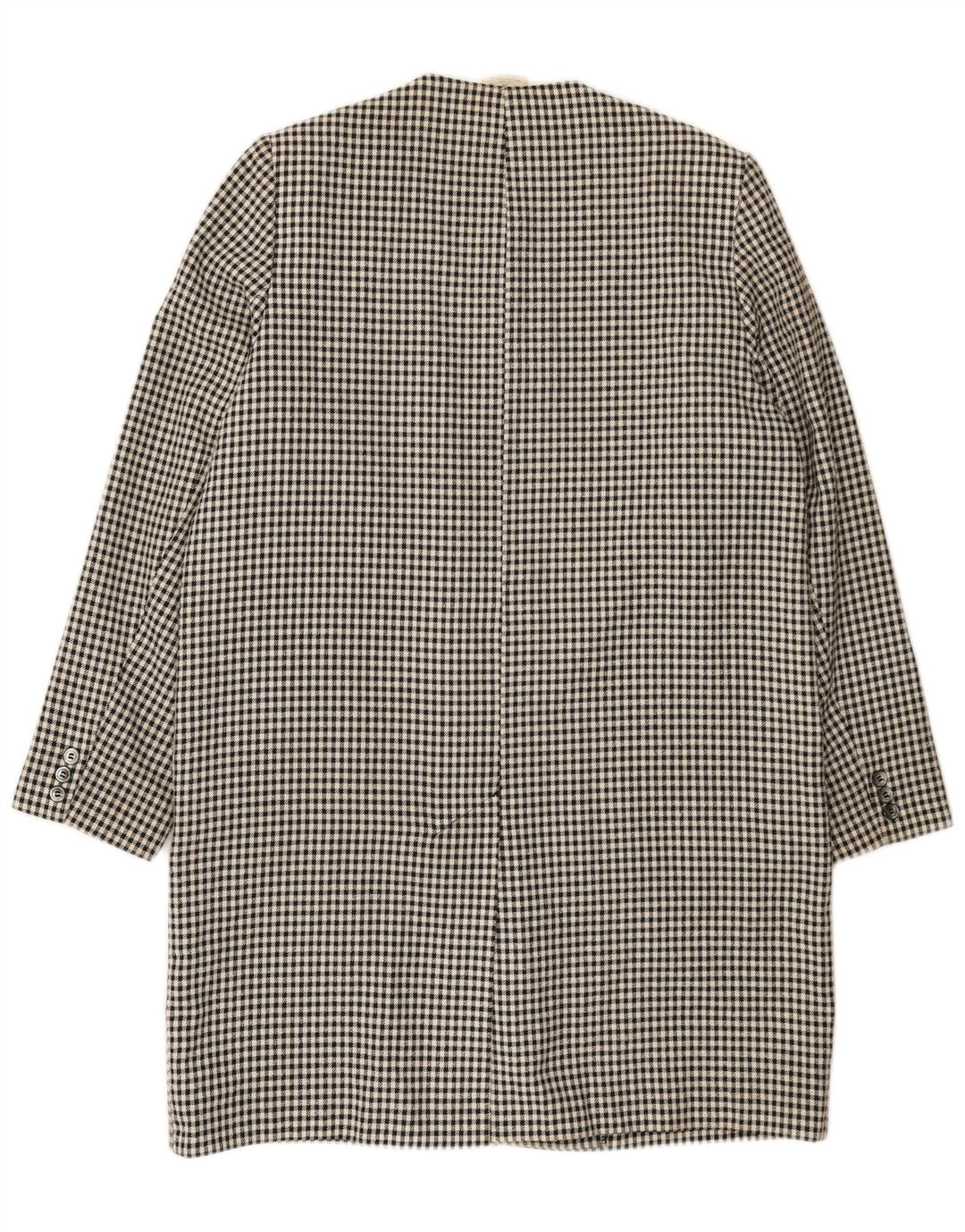 Soprabito da donna vestibilità ampia ALEXON UK 12 poliestere pied de poule nero medio