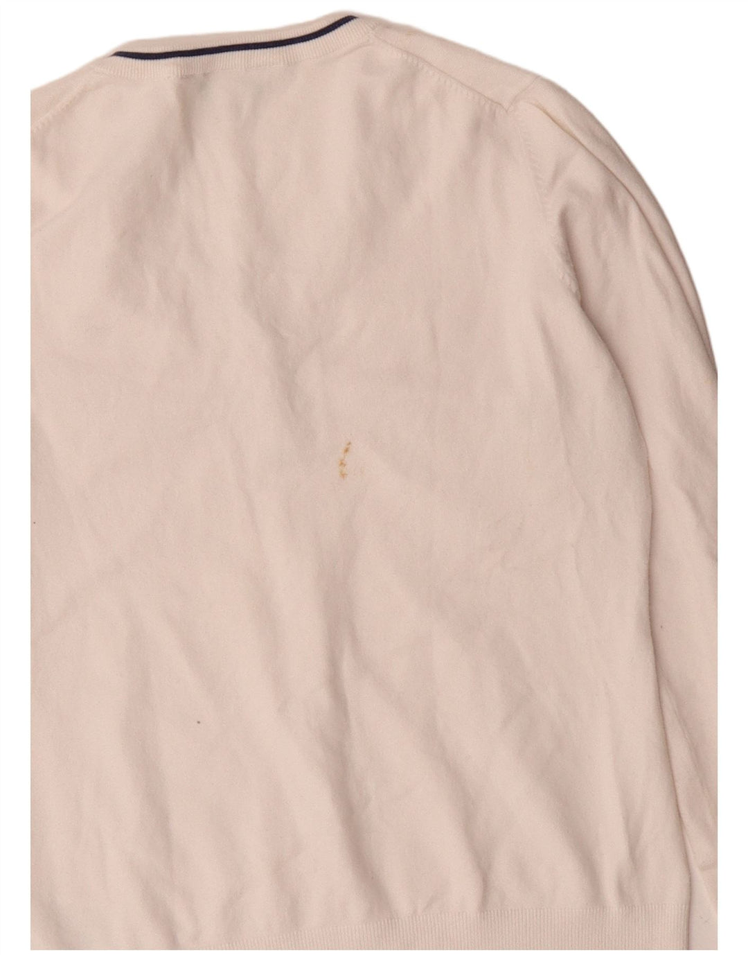 Maglione da donna con scollo a V Ellesse UK 12 Cotone bianco medio