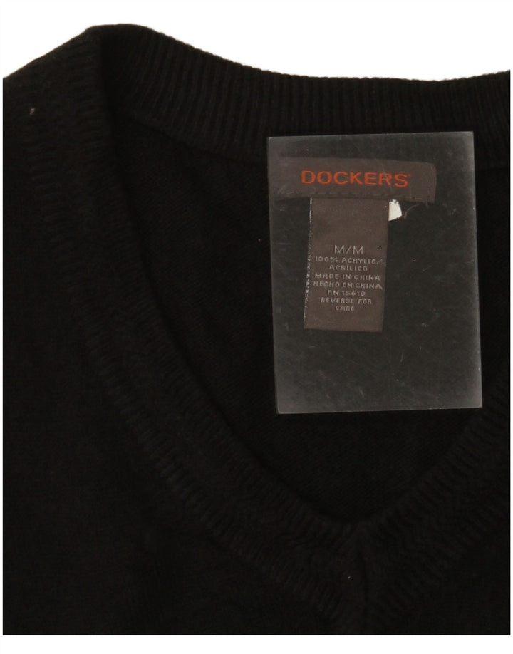 DOCKERS Canottiera da uomo Canotta media nera in acrilico