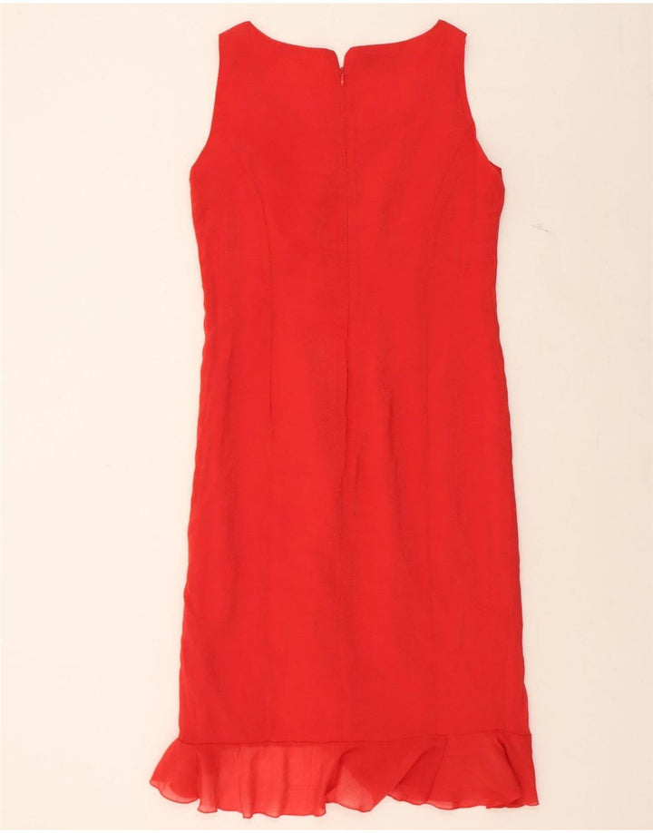 VINTAGE Womens Sleeveless Maxi Dress IT 50 XL Red Vintage Vintage and Second-Hand Vintage from Messina Hembry 