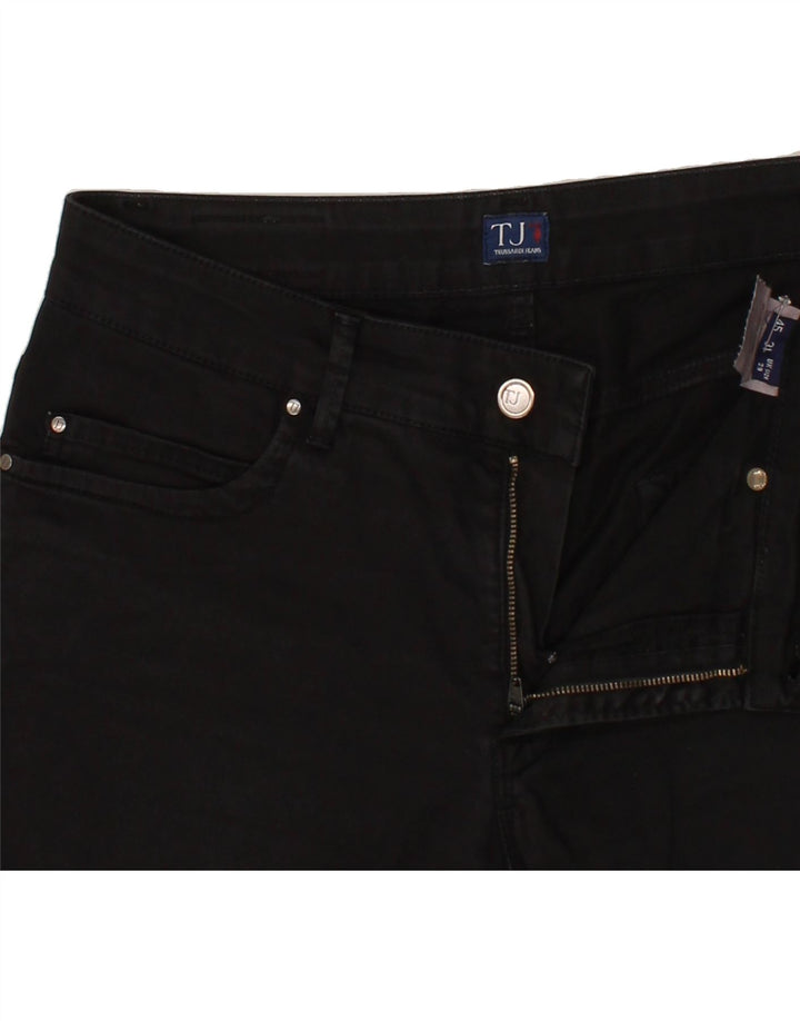 TRUSSARDI JEANS Womens Slim Jeans W29 L32 Black Cotton Vintage Trussardi Jeans and Second-Hand Trussardi Jeans from Messina Hembry 