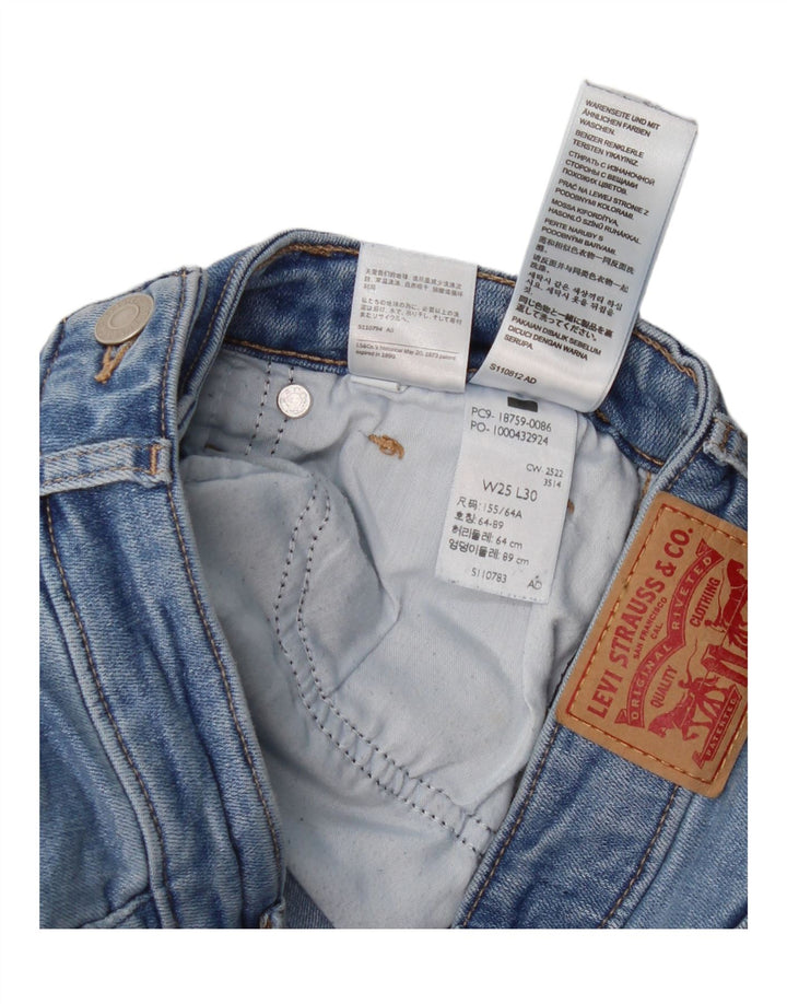 Jeans Levi's da donna 725 bootcut a vita alta W25 L30 cotone blu